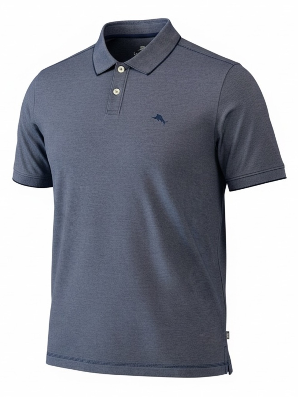 Tommy Bahama Men's Heather Navy Polo